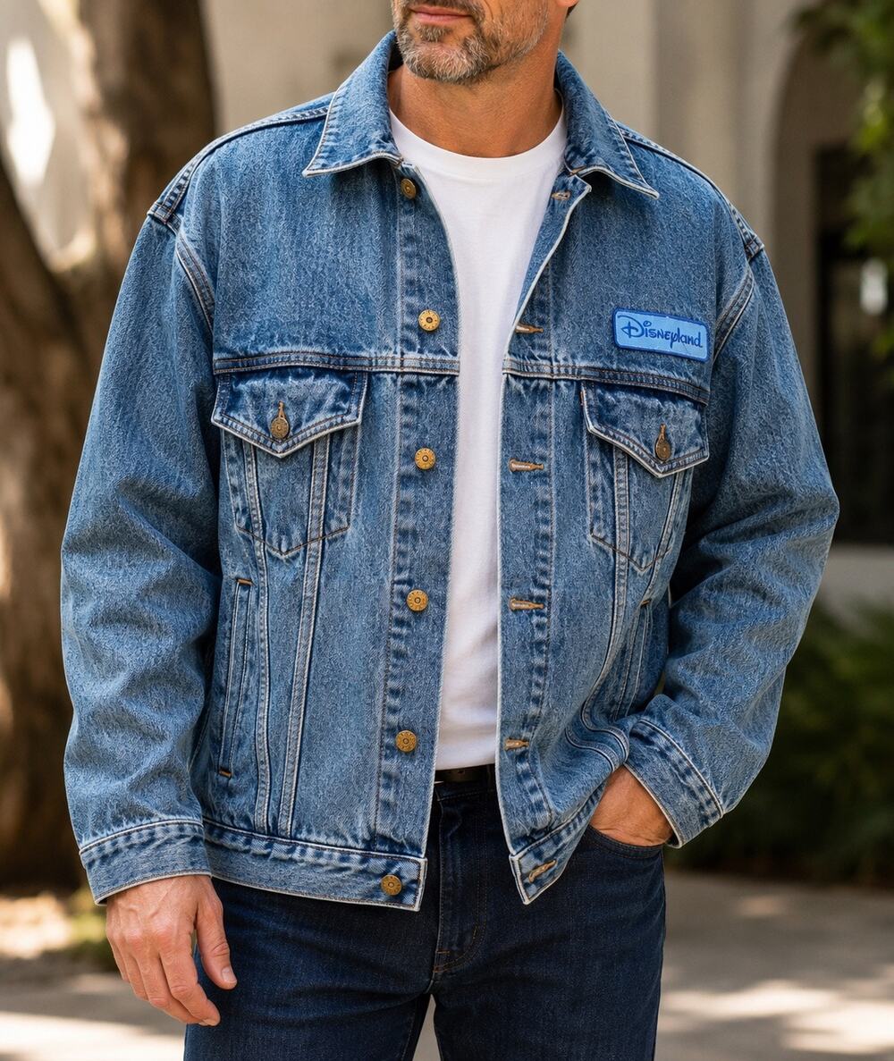 Disneyland Resort Denim Jacket 2XL Unisex Disney Parks Embroidered Trucker